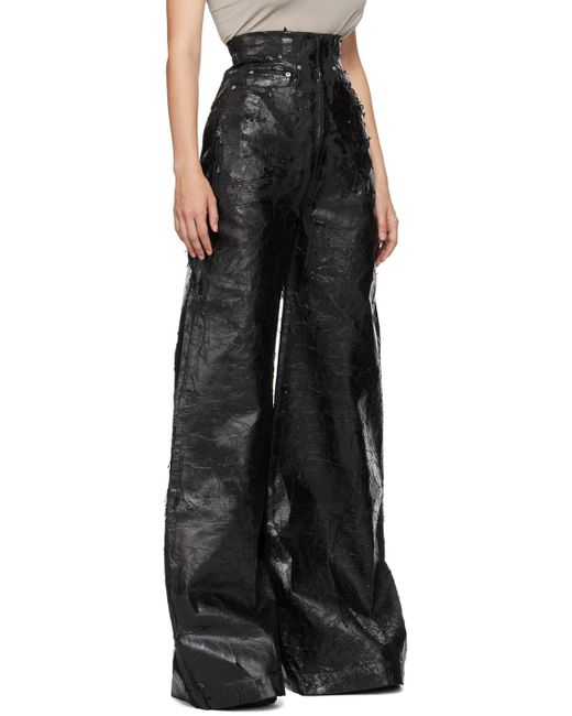 Rick Owens Black Porterville Dirt Cooper Jeans