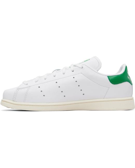 Adidas Originals White Stan Smith Sq Sneakers