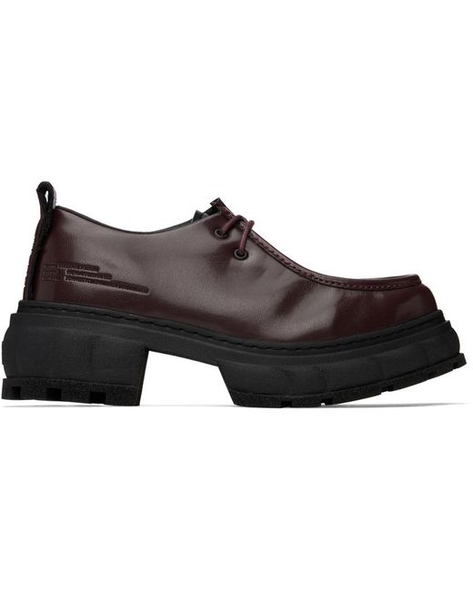Chaussures oxford new order bourgogne édition carne bollente Viron pour homme en coloris Black