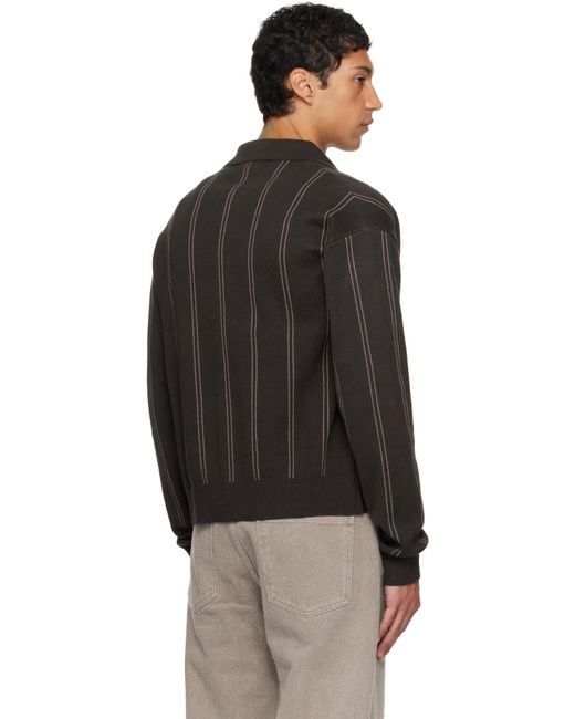 mfpen Black Formal Cardigan for men