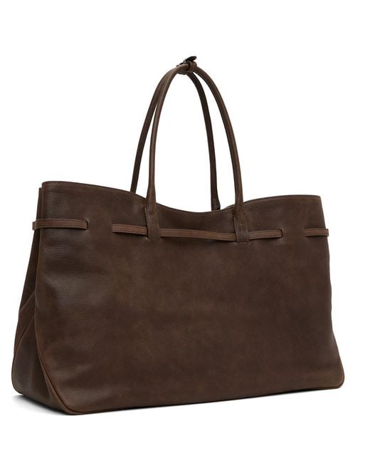 MARGE SHERWOOD Brown Leather 'Grandma' Used Xl Bag