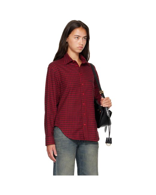 Balenciaga Red Standard Shirt