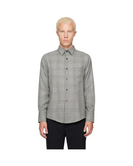 Ernest W. Baker Gray Classic Shirt for men