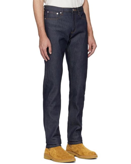 メンズ A.P.C. インディゴ Petit Standard ジーンズ Blue