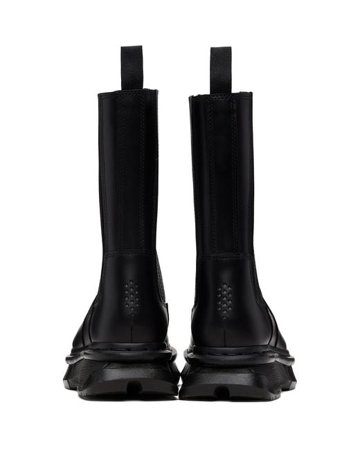 Dr. Martens Black 14Xx Qubist Chelsea Boots