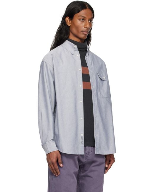 メンズ Gramicci ブラック Stance オックスフォードシャツ Black