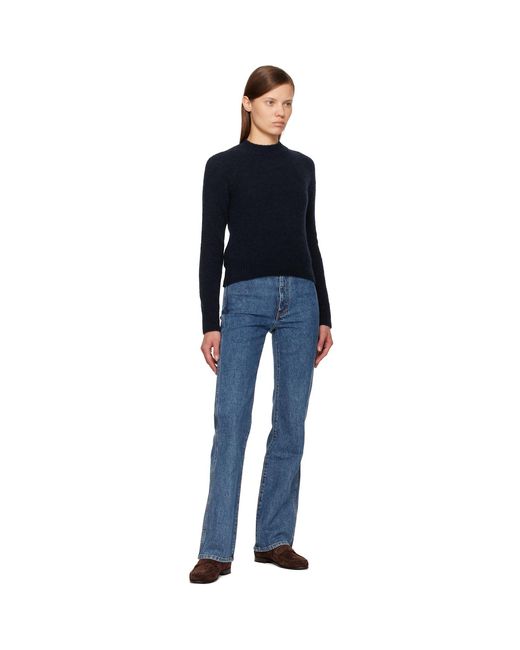 Khaite Blue Danielle Stretch Jeans