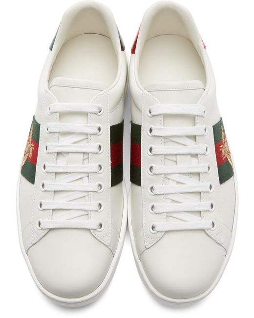 Gucci Black Bee New Ace Sneakers for men