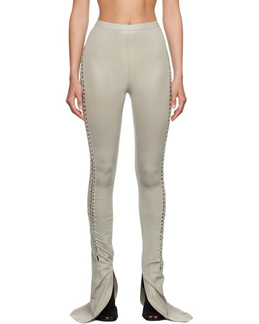 Rick Owens Natural Taupe Carmen Trousers