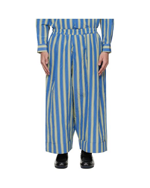 Toogood Blue 'The Baker' Trousers for men