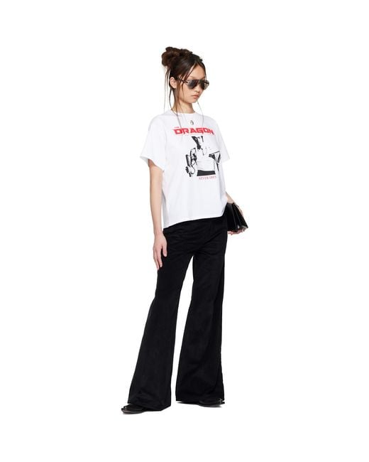 Lu'u Dan White Bruce Lee X Lựu Đạn Athletic T-Shirt