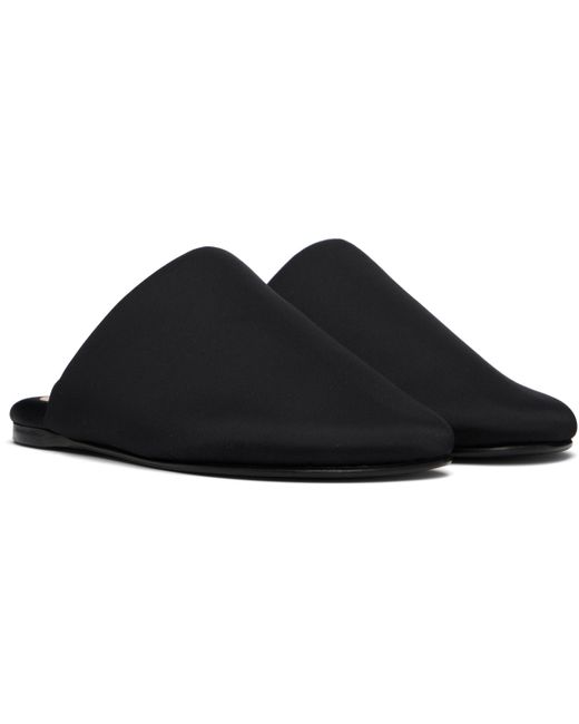 Carven Black Garnier Padded Slippers