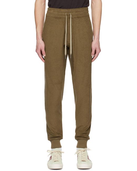 Tom Ford Multicolor Brown Towelling Lounge Pants for men