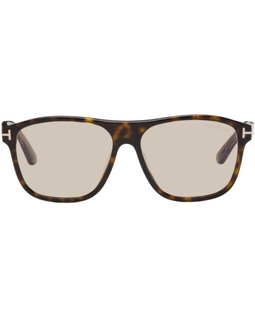 Tom Ford Black Brown Frances Sunglasses for men