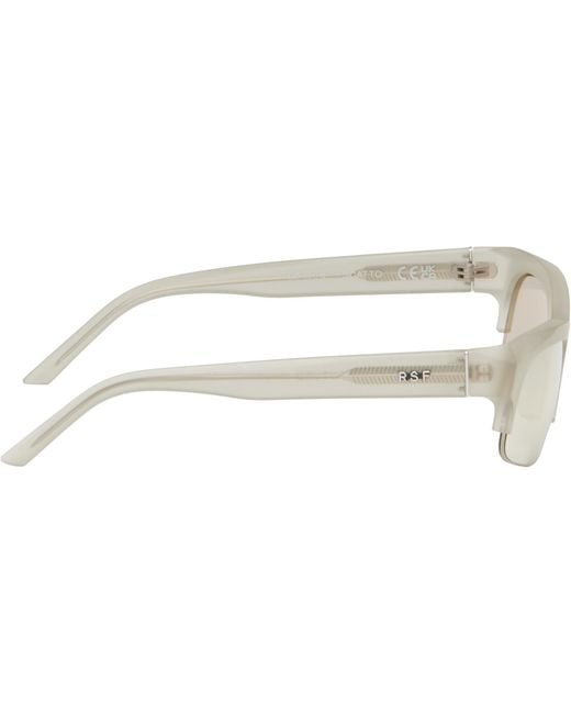 Retrosuperfuture Black Transparent Scatto Sunglasses for men