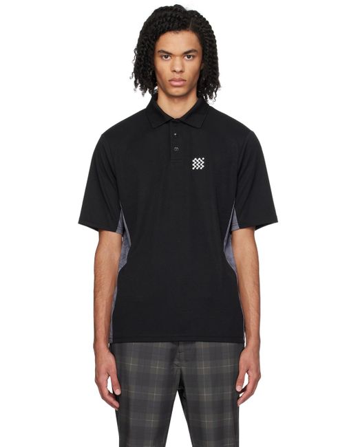Manors Golf Black Course Polo for men