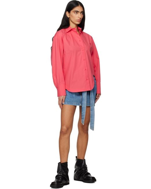 The Attico Black Mini Robin Combat Boots