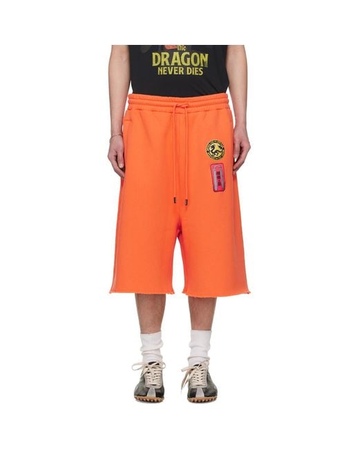 Lu'u Dan Orange Bruce Lee X Lựu Đạn Zoku Shorts for men