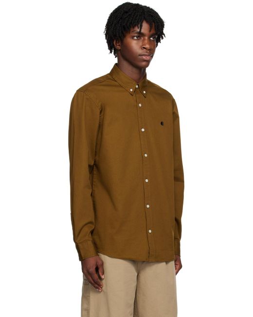 Carhartt Brown Madison Shirt for men