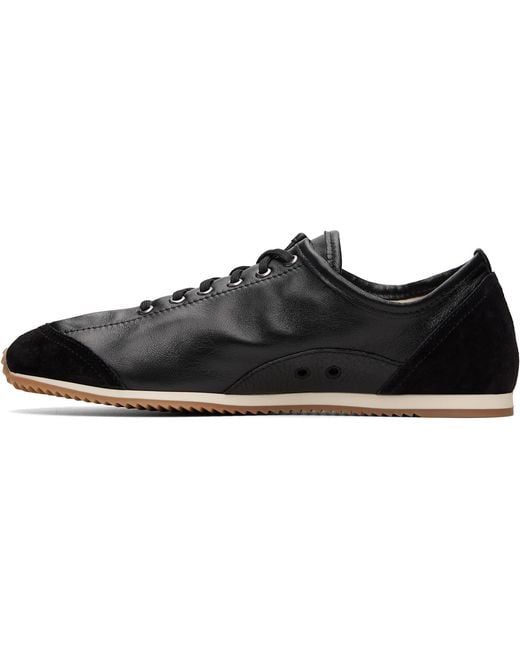 Lemaire Black Gummy Grips Sneakers