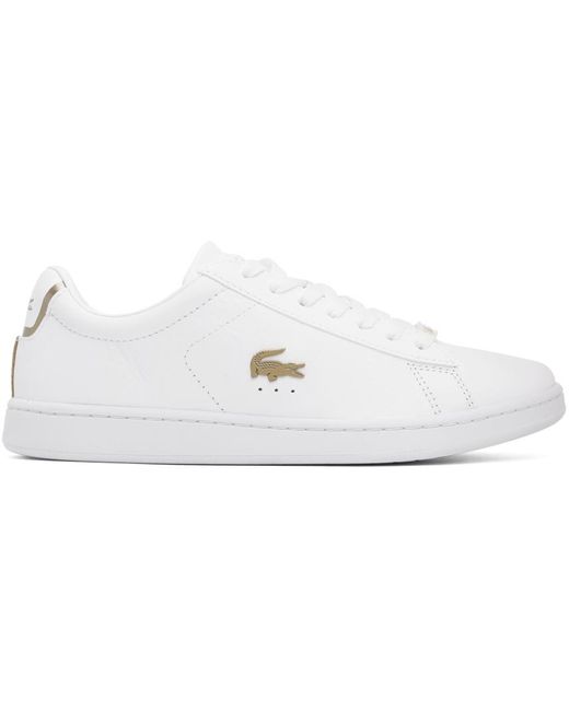 Lacoste White Carnaby Evo Sneakers in Black for Men | Lyst Canada