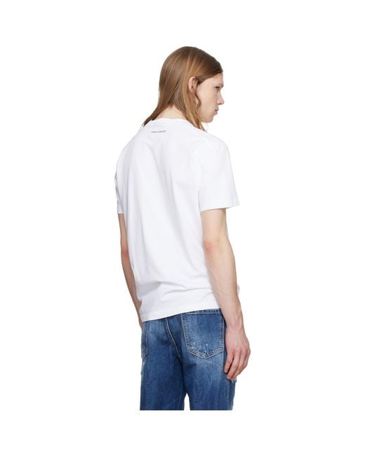 DSquared² White New Fit Cool T-Shirt for men