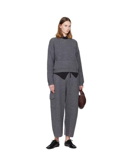 Lisa Yang Gray Signe Sweater