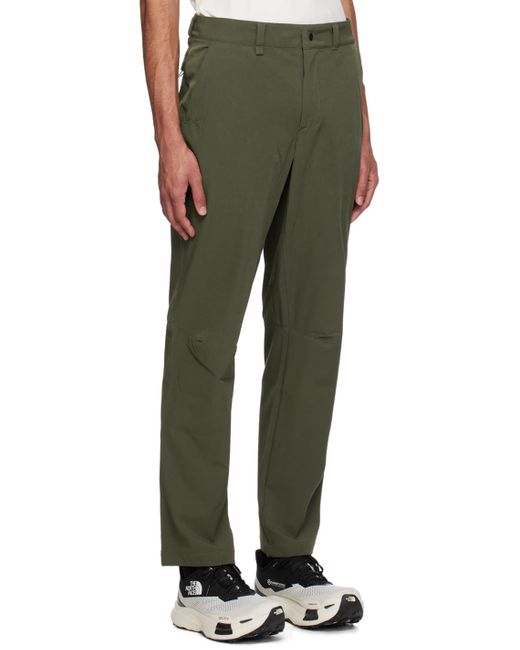 The North Face Green Khaki Paramount Trousers for men