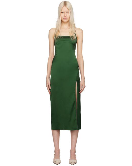 Jacquemus Green 'la Robe Notte' Midi Dress