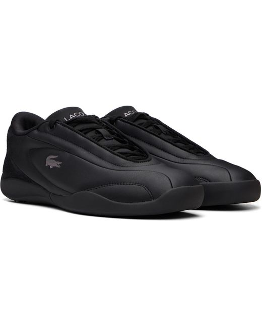 Lacoste Black Protect Leather Sneakers for men