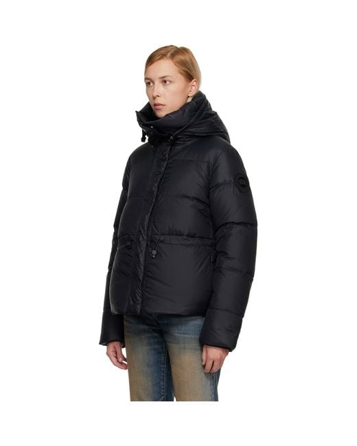 Canada Goose Black 'Tonal Label' Montgomery Down Jacket