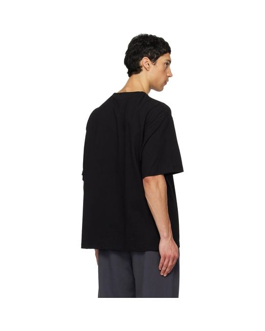 we11done Black Cross Necklace T-Shirt for men