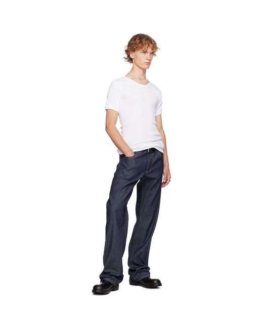 SECONDA White Logo T-Shirt for men
