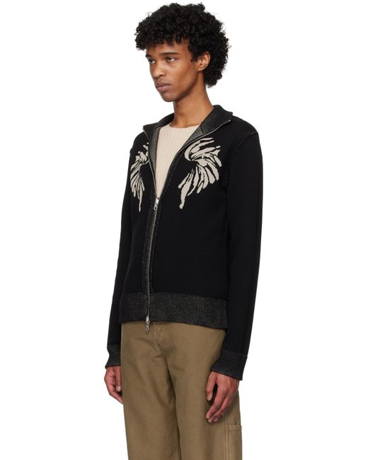 【関税込み】Dries Van Noten フーディ & ジップアップ DRIES VAN NOTEN】FW24 ダッフルコート Black 送料関税込 (Dries