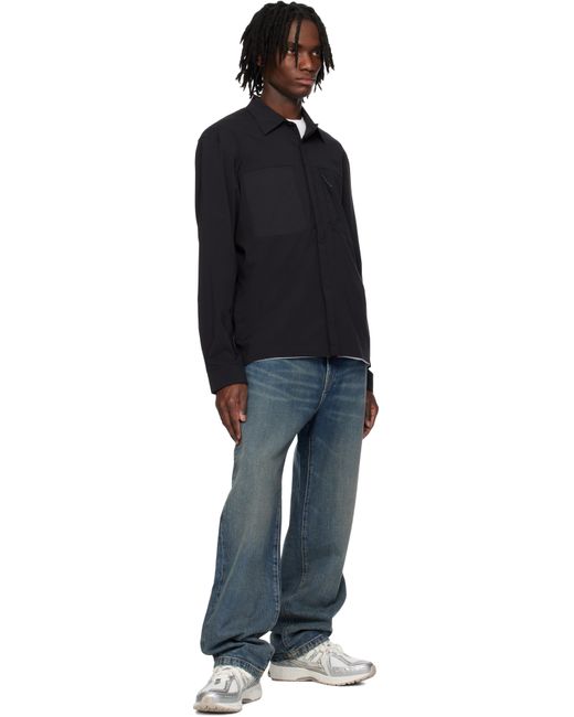 メンズ The North Face ブラック Lightrange 長袖シャツ Black