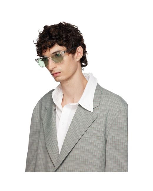 Lunetterie Generale Gray Transparent 'Mastroianni' Sunglasses for men