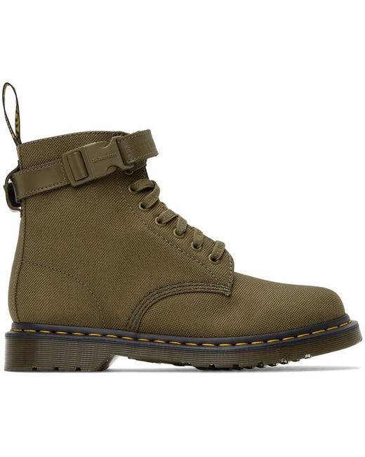 Dr. Martens Canvas 1460 Futura Boots in Olive (Green) for Men | Lyst UK