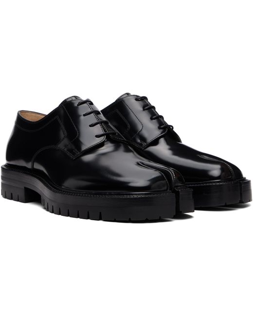 Maison Margiela Black Tabi Lace-Up Derbys for men