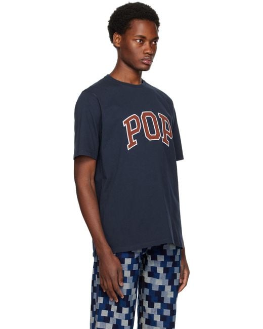Pop Trading Co. Blue Arch T-shirt for men