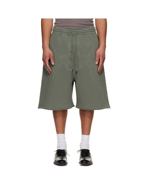 Lu'u Dan Green Zoku Shorts for men