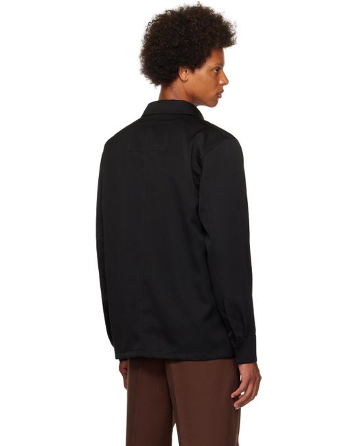 Jil Sander Black Relaxed-fit Jacket for men