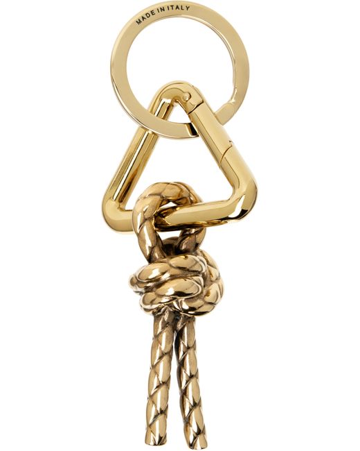 Bottega Veneta Multicolor Metal Knot Keychain