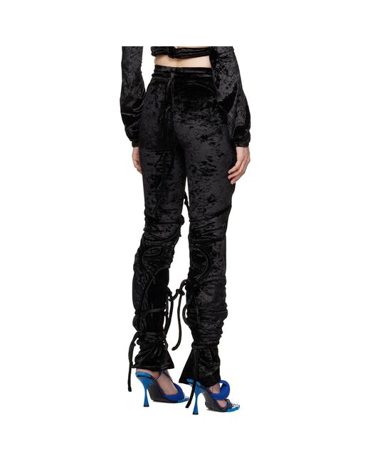 OTTOLINGER Black Multiline Lounge Pants