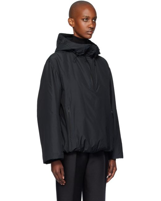 The Row Recycled Taffeta Down Puffer Jacket in Black | Lyst UK