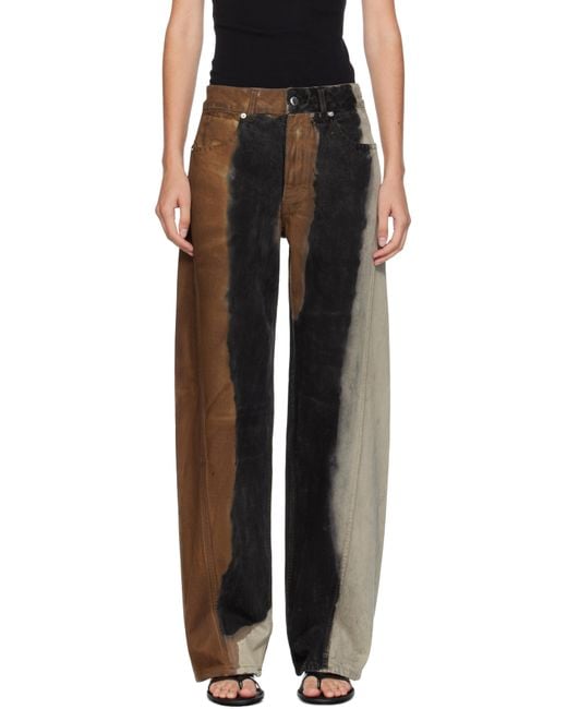 Eckhaus Latta Black Bend Jeans