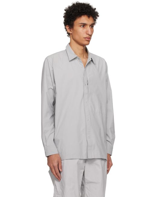 Win chemise de randonnée grise en tissu extensible quadridirectionnel Goldwin pour homme en coloris Gray