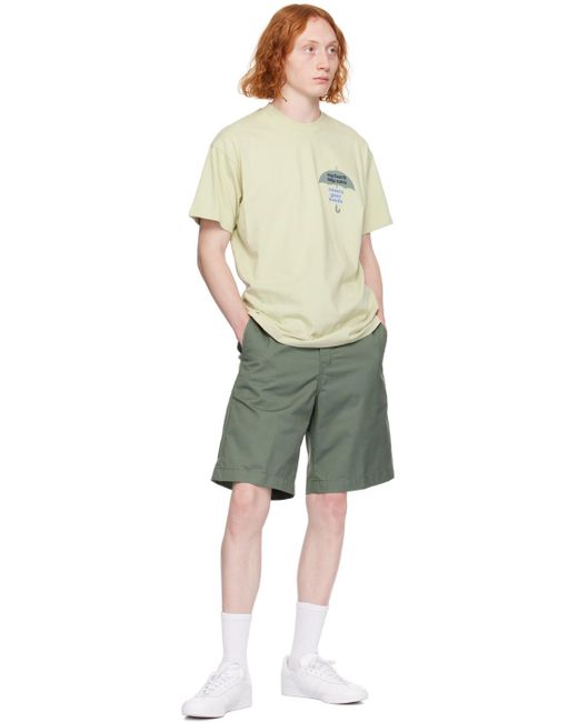 Carhartt Green Craft Shorts for men