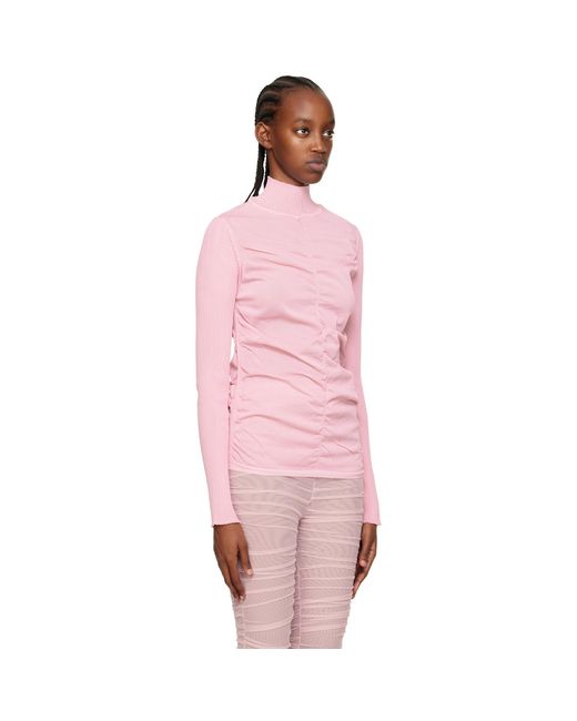 Renaissance Renaissance Pink Tara Turtleneck
