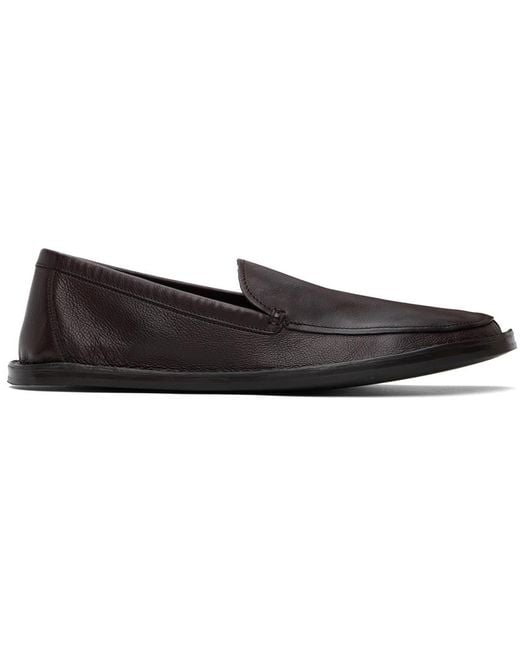 The Row Black Cary V1 Loafers for men