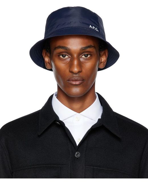 A.P.C. Synthetic Bob Mark Bucket Hat for Men | Lyst